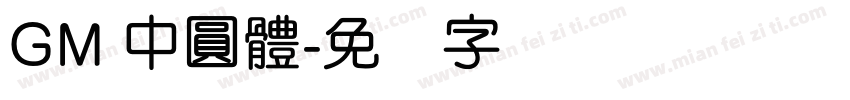 GM 中圓體字体转换